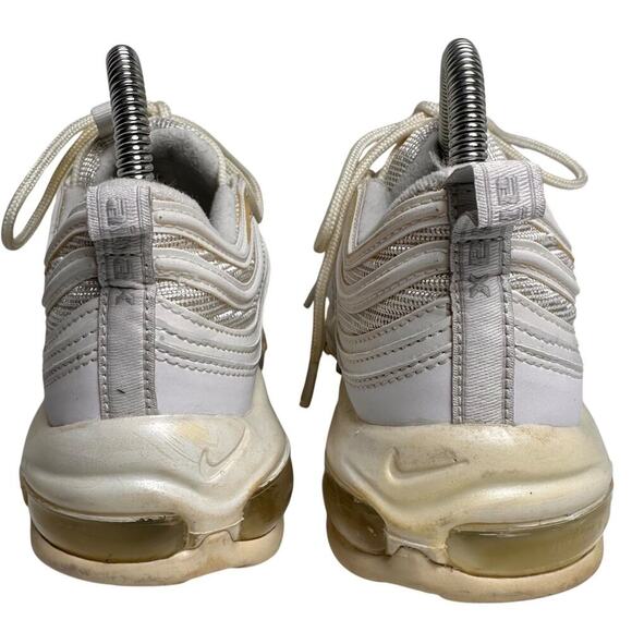 Nike Women's Air Max 97 Triple White Shoes Sneakers Size 9 DH8016-100 Athleisure - Picture 12 of 15
